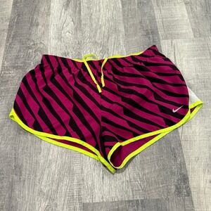 Nike Dri-Fit Running Shorts‎ With Built In Brief Size Medium Excellent Condition
